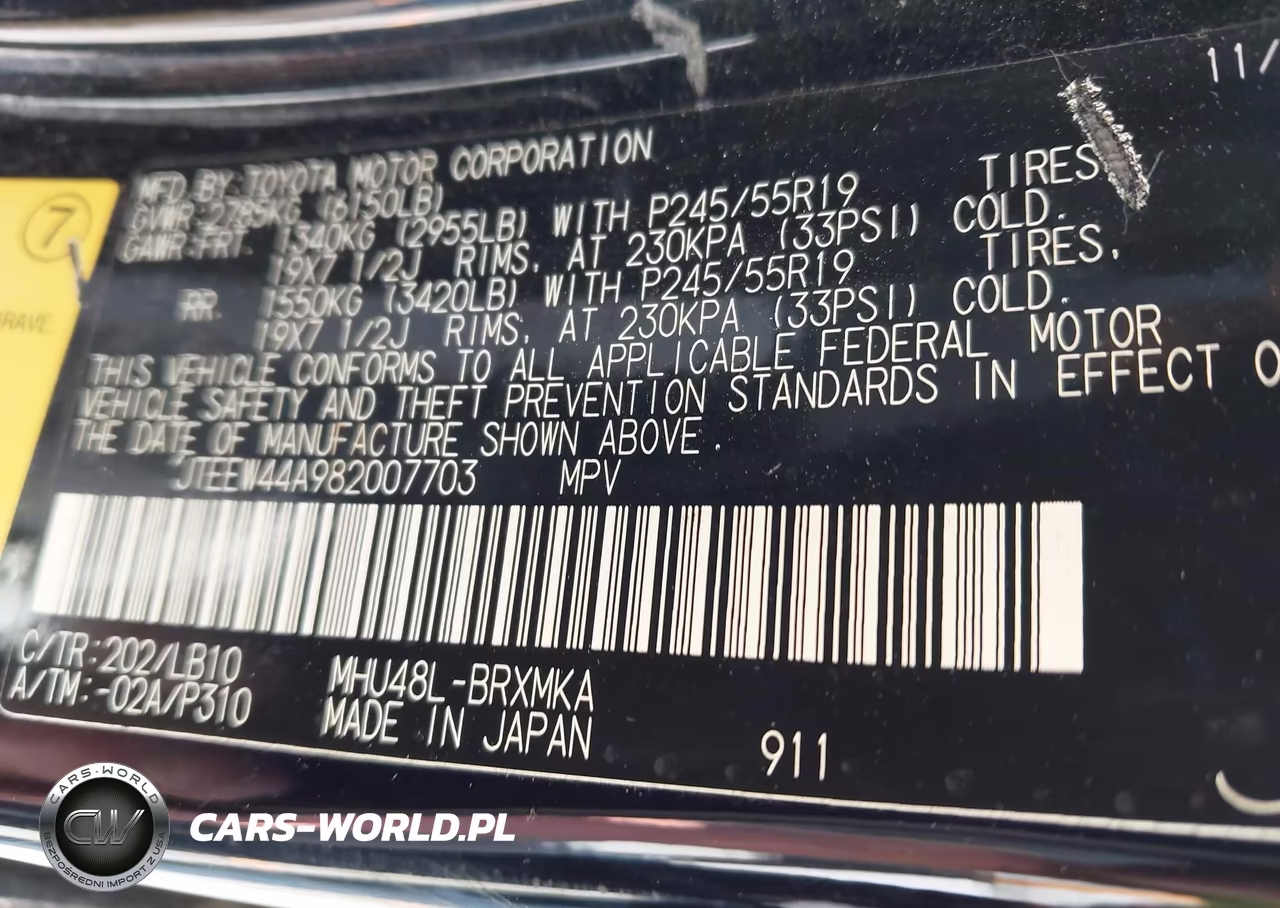 2008 Toyota Highlander Hybrid Limited VIN:JTEEW44A982007703 - 9