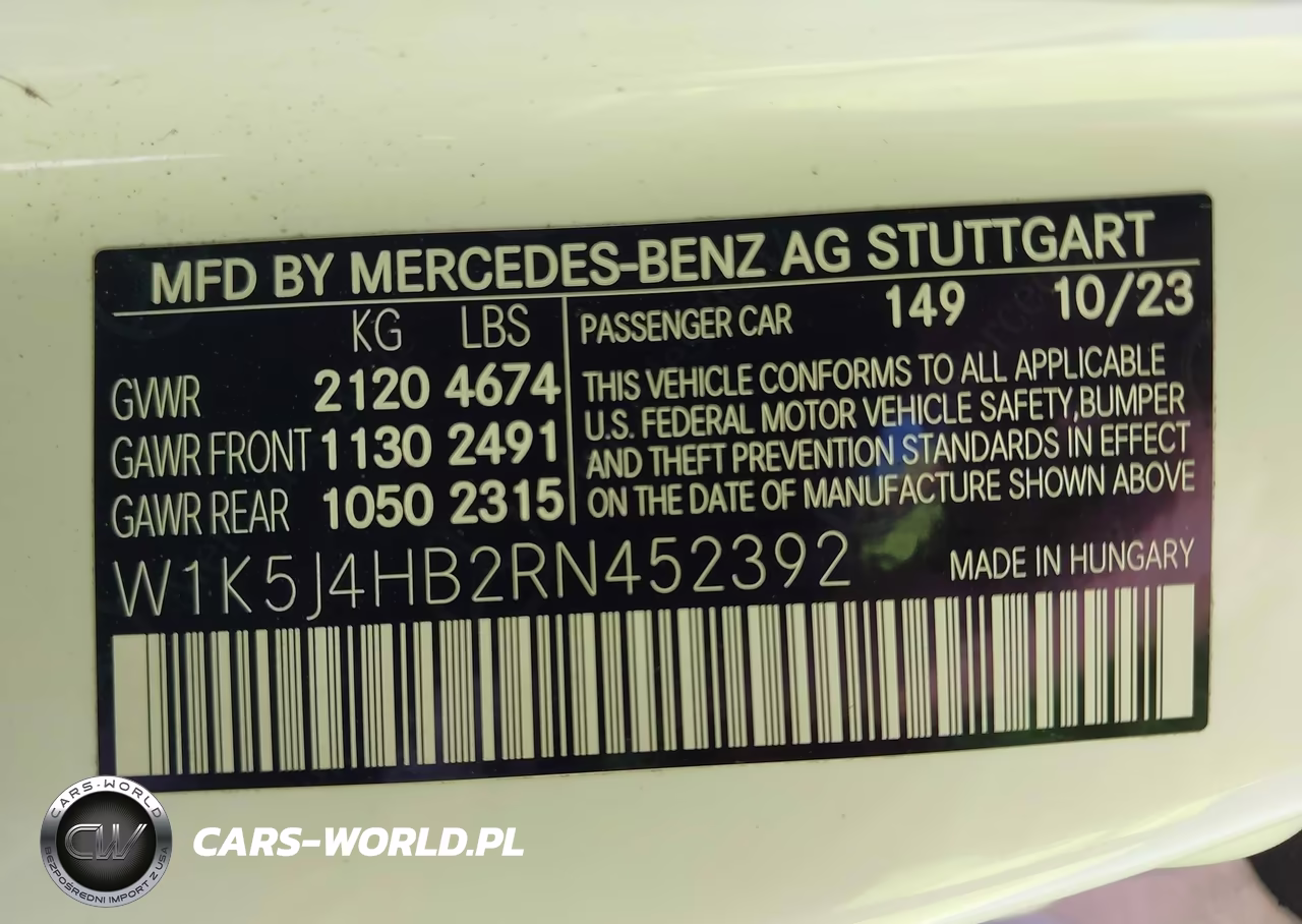 2024 Mercedes-Benz Cla 250 Coupe 4Matic VIN:W1K5J4HB2RN452392 - 9