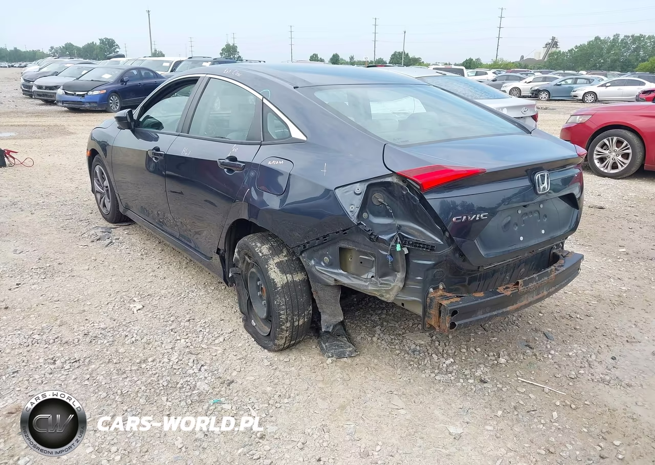 2021 Honda Civic Lx VIN:2HGFC2F69MH543665 - 3