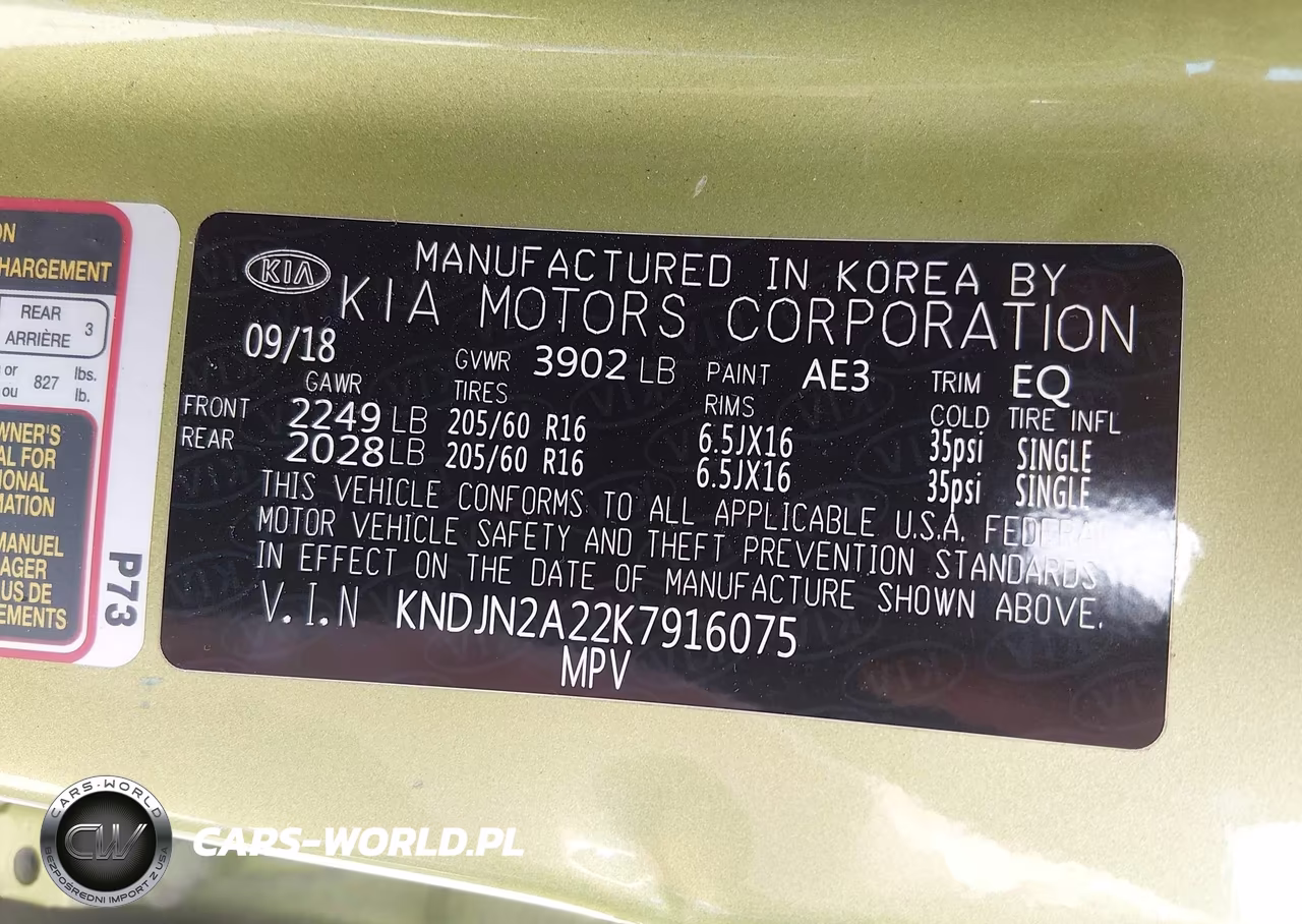 2019 Kia Soul VIN:KNDJN2A22K7916075 - 9