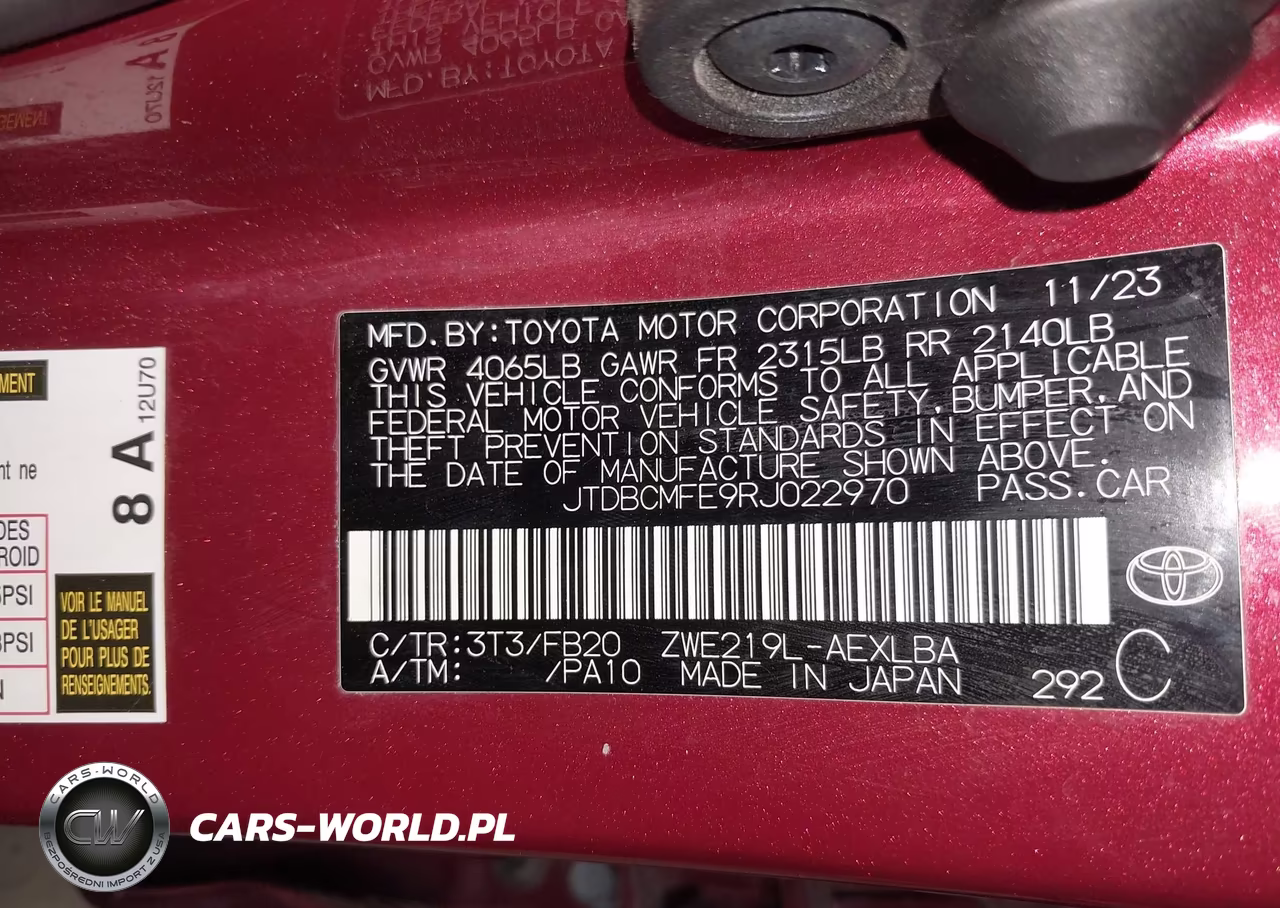 2024 Toyota Corolla Hybrid Le VIN:JTDBCMFE9RJ022970 - 9