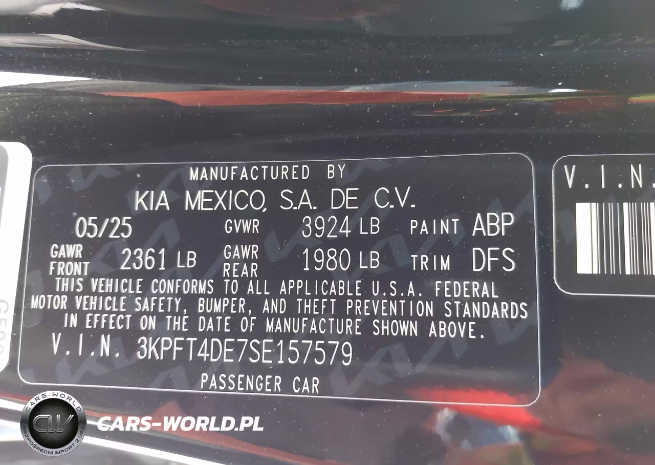 2025 Kia K4 Lxs VIN:3KPFT4DE7SE157579 - 9