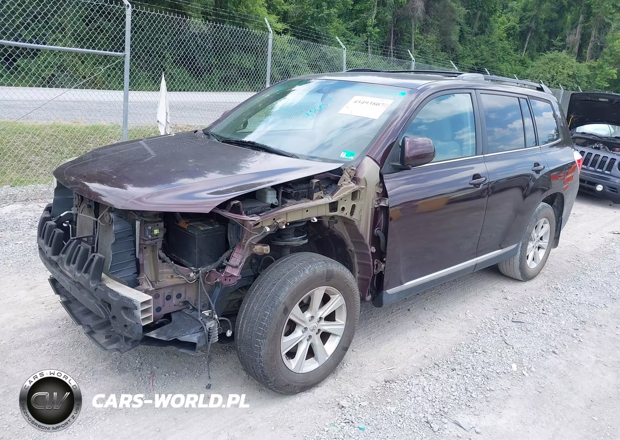 2012 Toyota Highlander Base V6 VIN:5TDBK3EH4CS160855 - 2