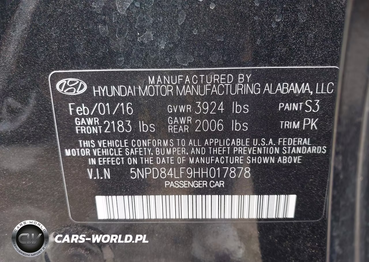 2017 Hyundai Elantra Se VIN:5NPD84LF9HH017878 - 9