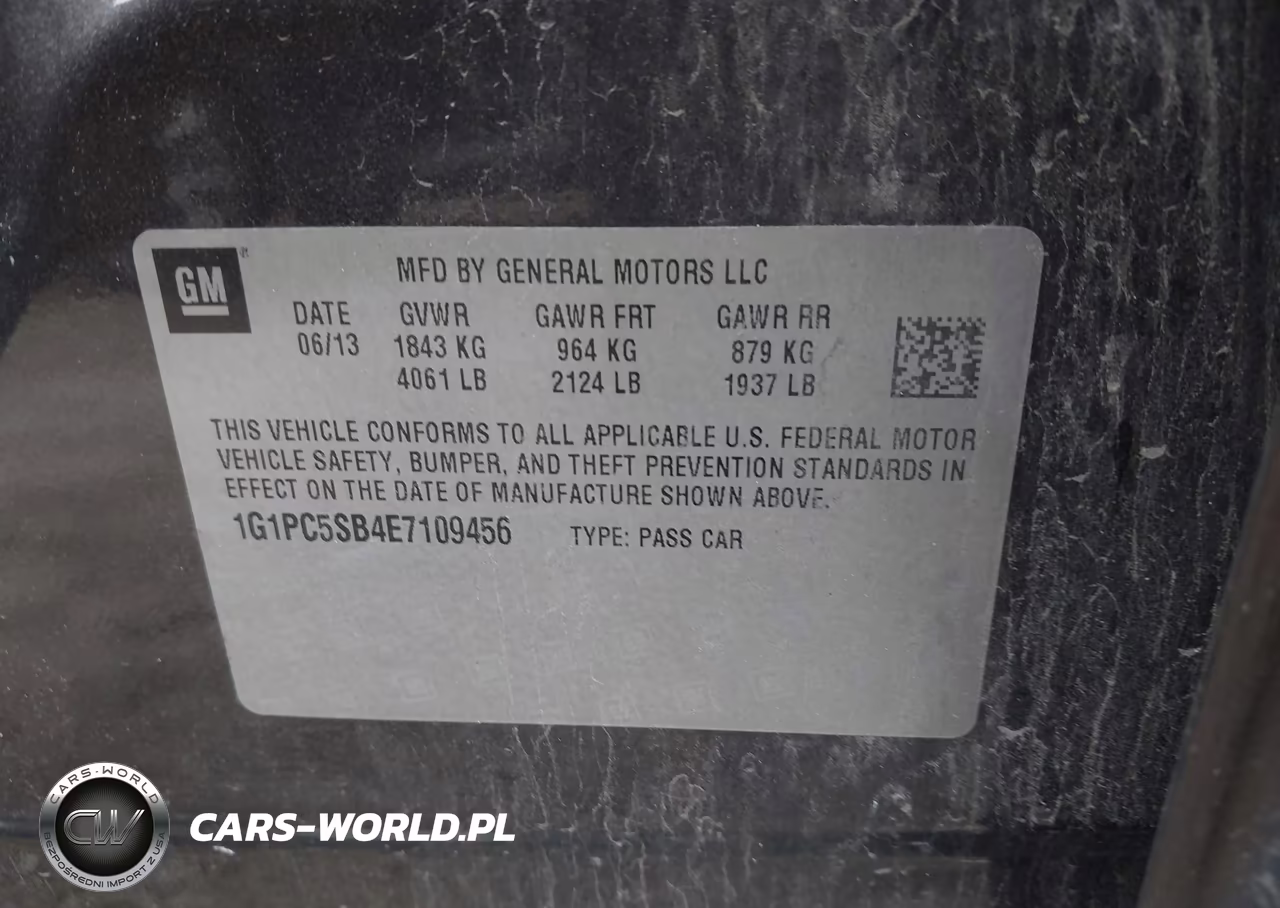 2014 Chevrolet Cruze 1Lt Auto VIN:1G1PC5SB4E7109456 - 9