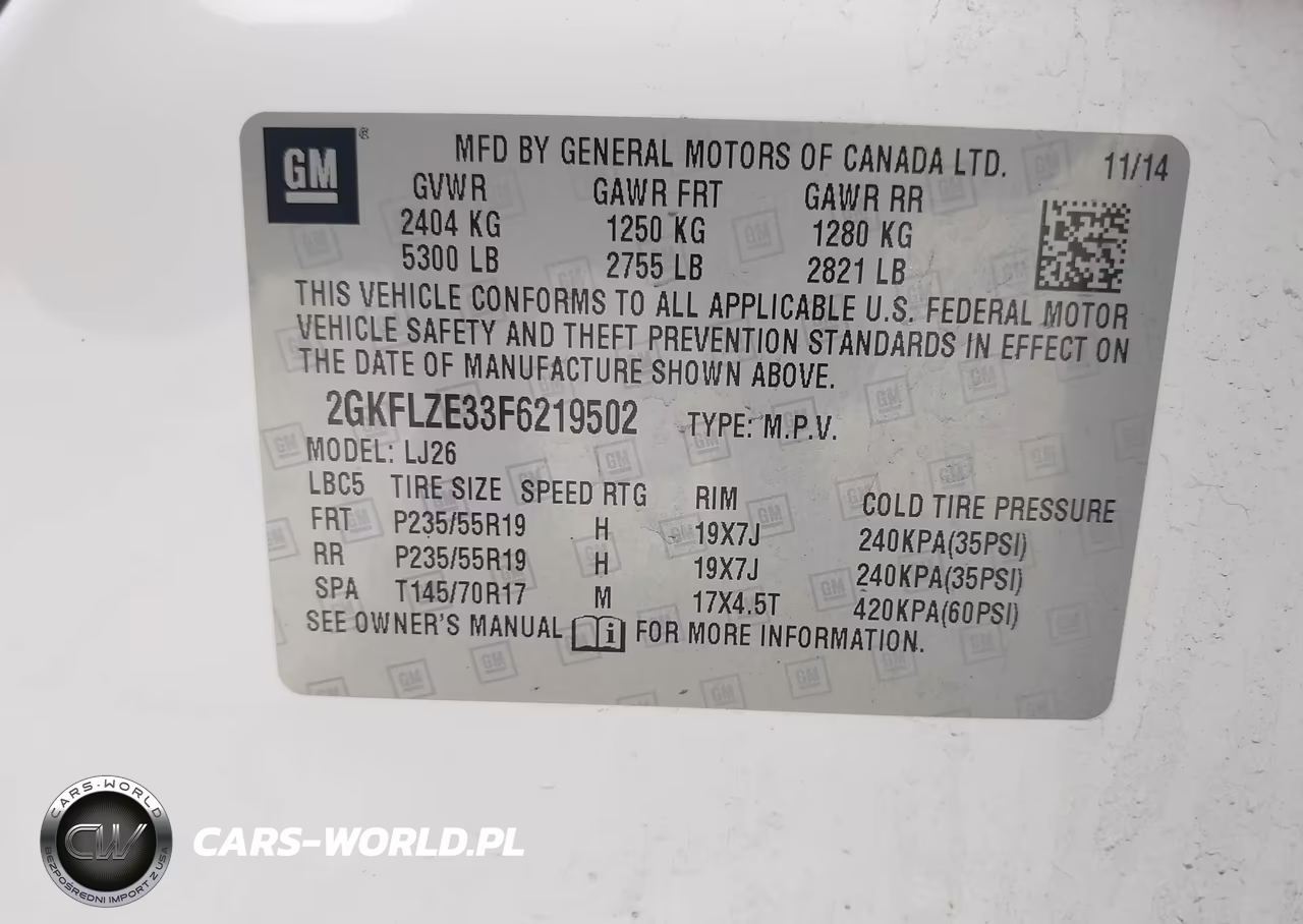 2015 GMC Terrain Denali VIN:2GKFLZE33F6219502 - 9