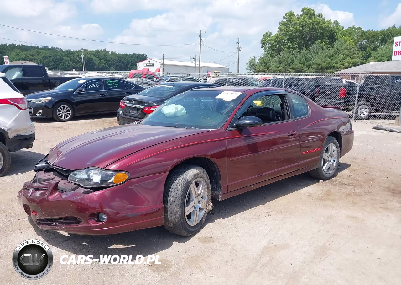 2002 Chevrolet Monte Carlo Ss VIN:2G1WX15K629373468 - 2