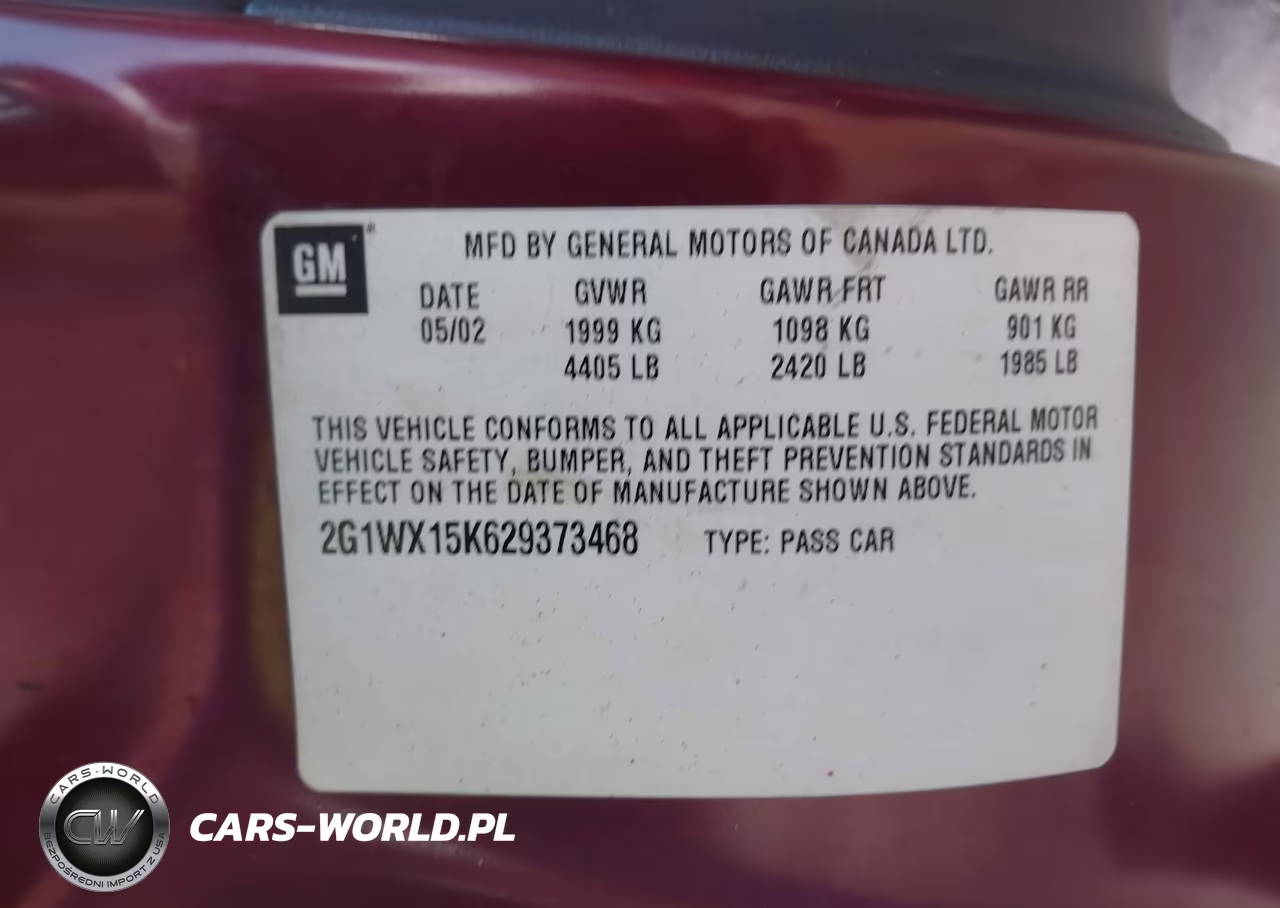 2002 Chevrolet Monte Carlo Ss VIN:2G1WX15K629373468 - 9