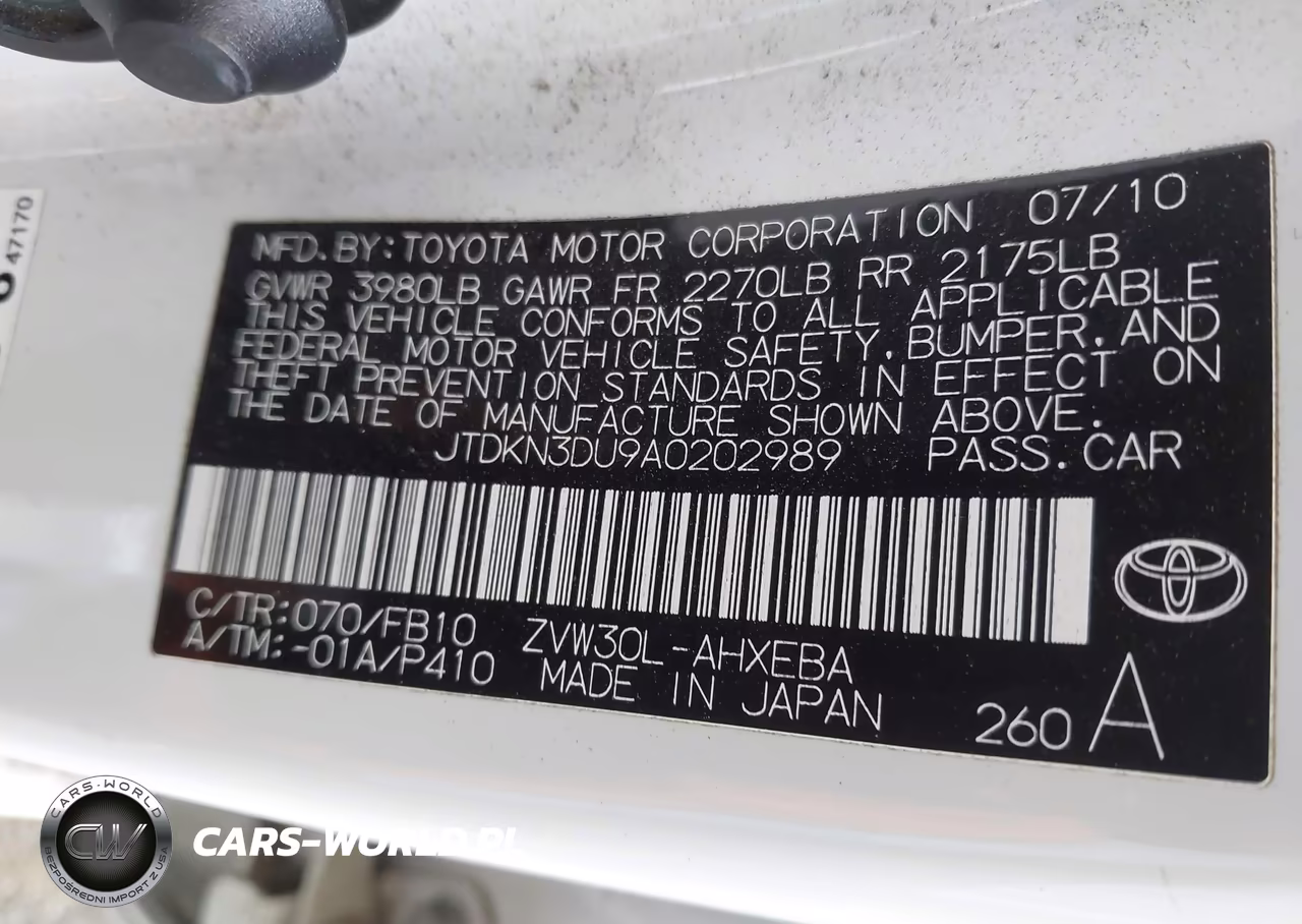 2010 Toyota Prius Ii VIN:JTDKN3DU9A0202989 - 9