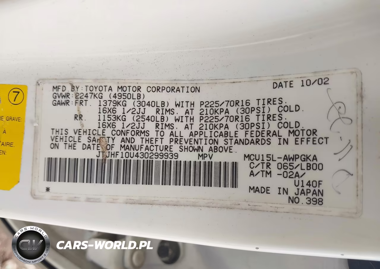 2003 Lexus Rx 300 VIN:JTJHF10U430299939 - 9