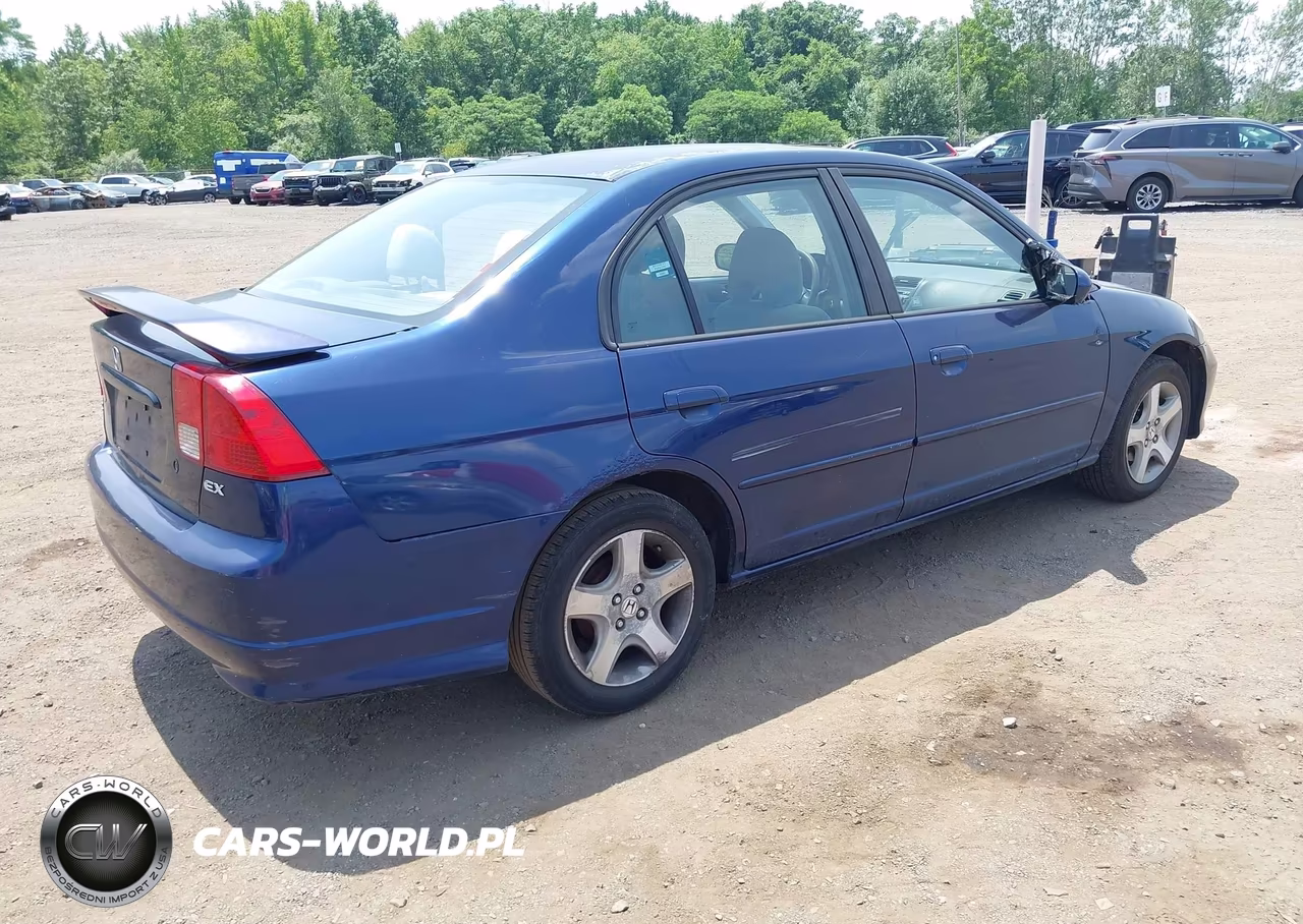 2004 Honda Civic Ex VIN:2HGES26754H575536 - 4