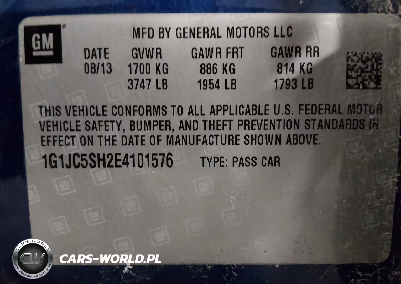 2014 Chevrolet Sonic Lt Auto VIN:1G1JC5SH2E4101576 - 9