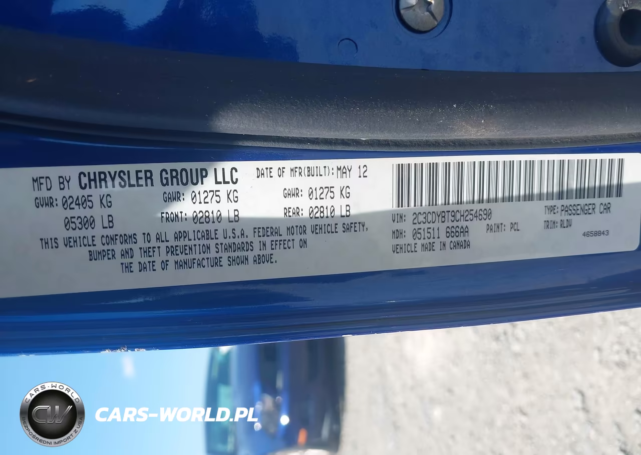 2012 Dodge Challenger R-T VIN:2C3CDYBT9CH254690 - 9