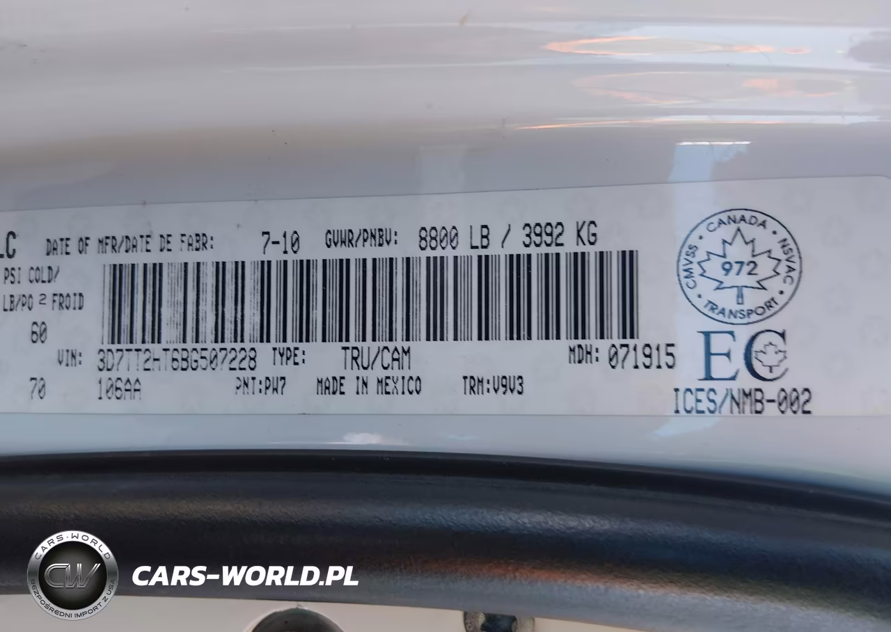 2011 Ram Ram 2500 Slt VIN:3D7TT2HT6BG507228 - 9
