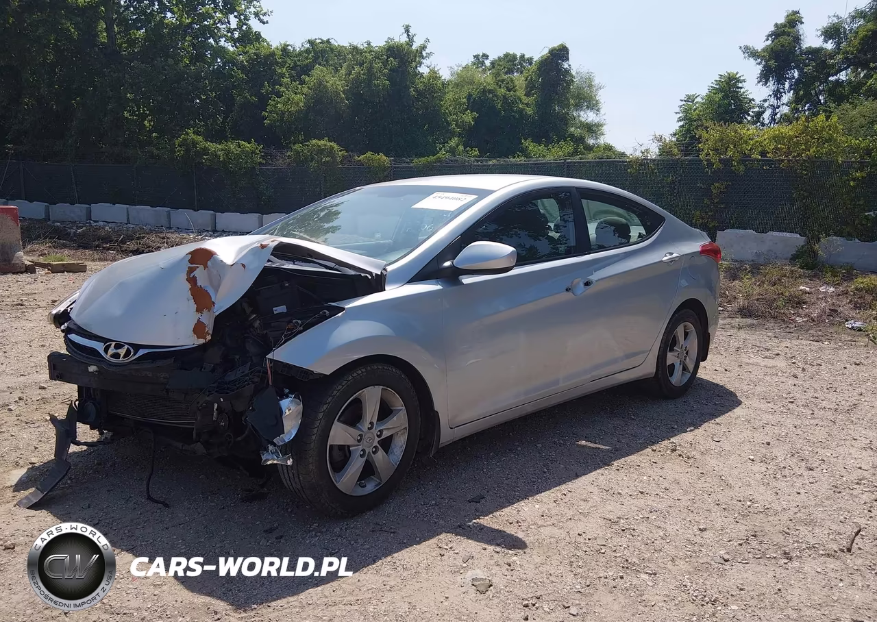 2013 Hyundai Elantra Gls VIN:5NPDH4AE6DH292032 - 2