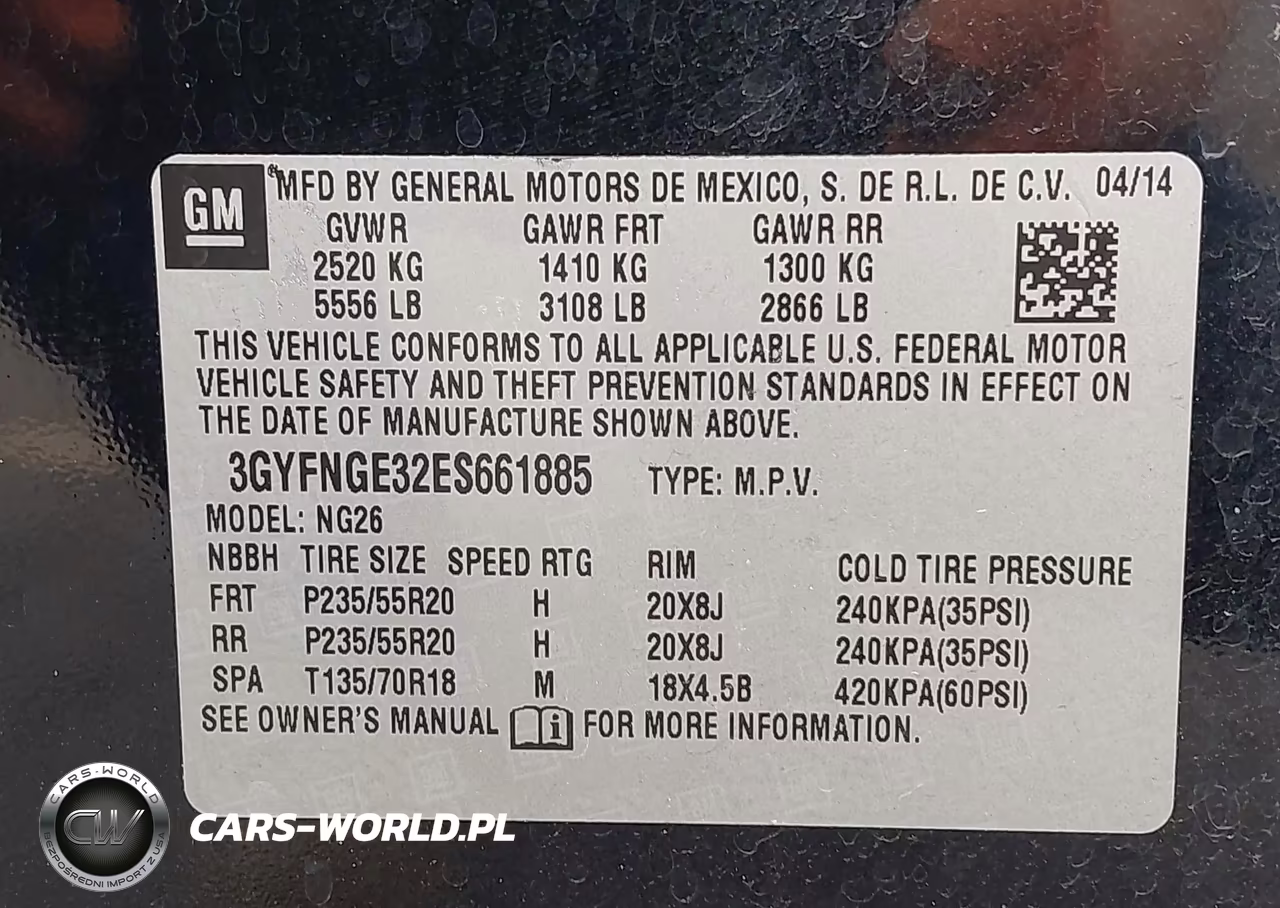 2014 Cadillac Srx Premium Collection VIN:3GYFNGE32ES661885 - 9