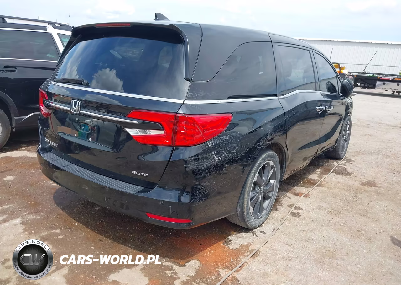 2022 Honda Odyssey Elite VIN:5FNRL6H94NB044497 - 4