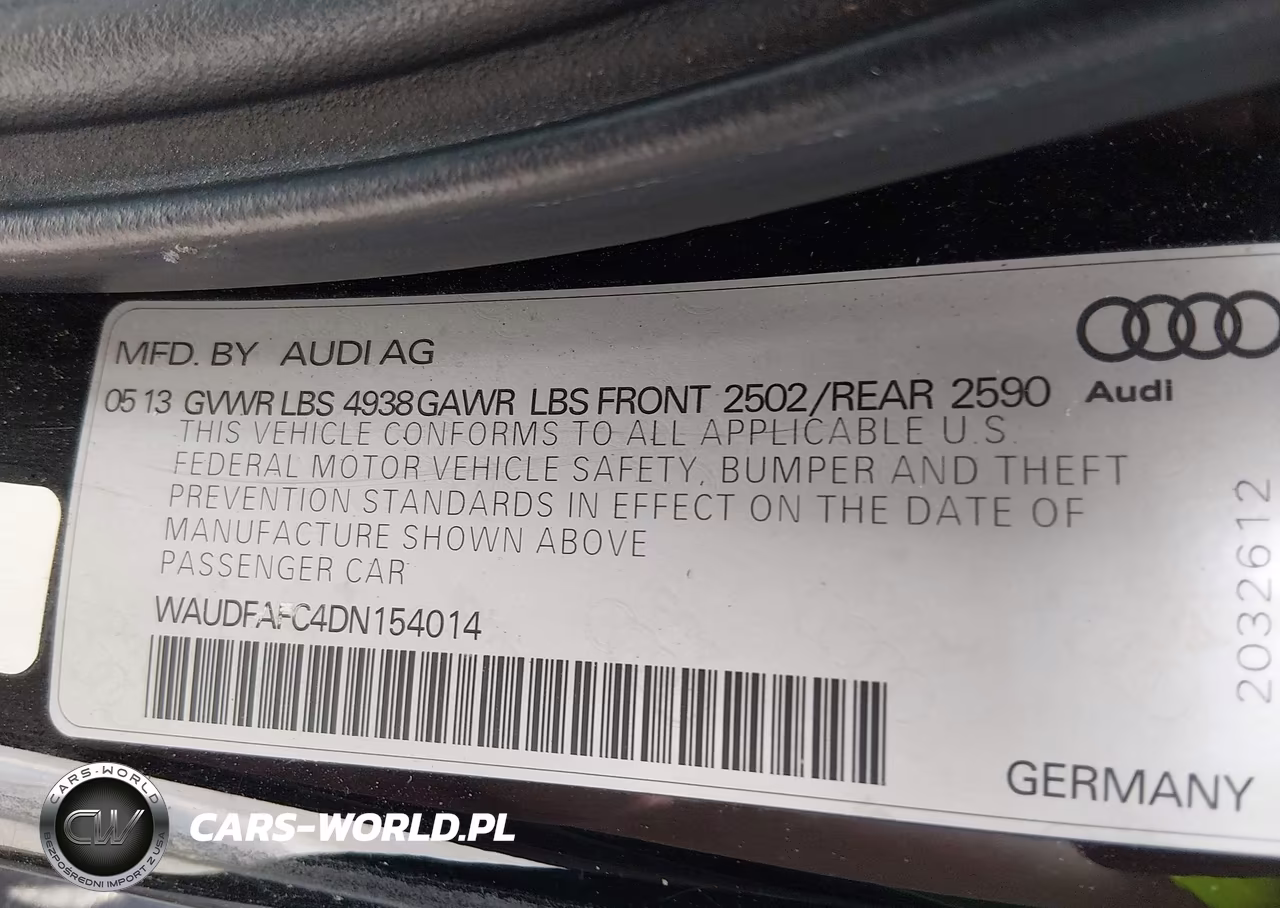 2013 Audi A6 2.0T Premium VIN:WAUDFAFC4DN154014 - 9
