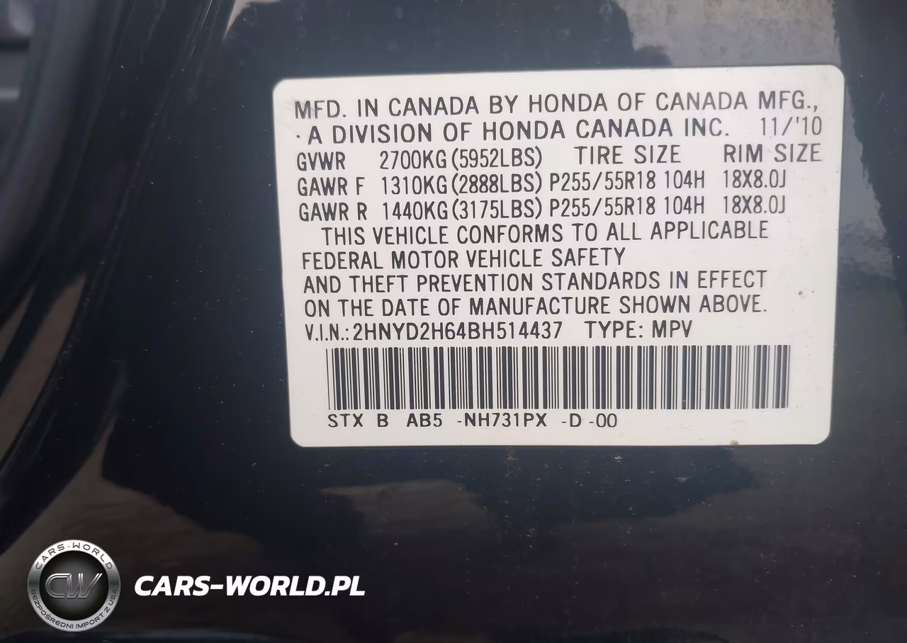 2011 Acura Mdx Technology Package VIN:2HNYD2H64BH514437 - 9