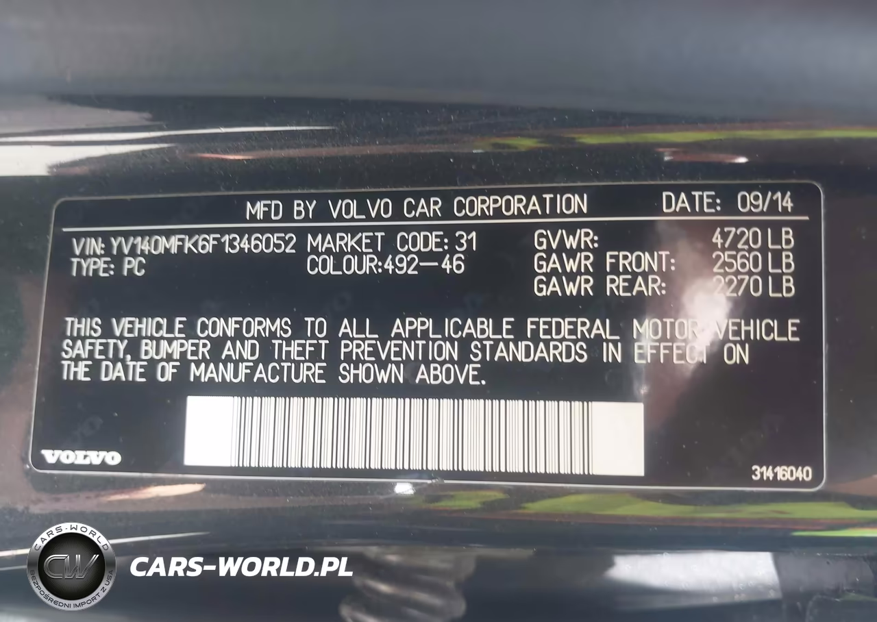 2015 Volvo S60 T5 Premier VIN:YV140MFK6F1346052 - 9