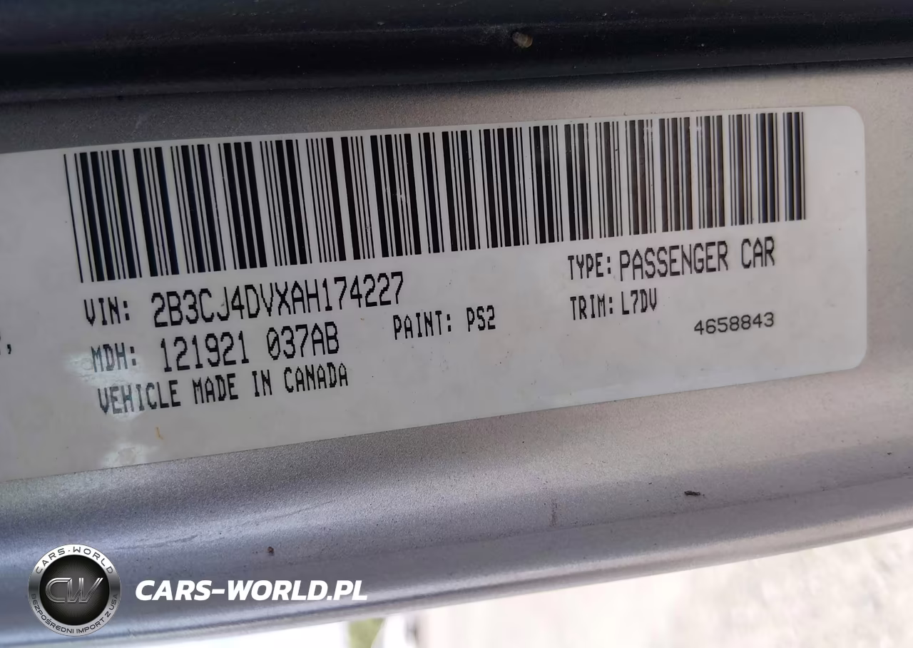 2010 Dodge Challenger Se VIN:2B3CJ4DVXAH174227 - 9