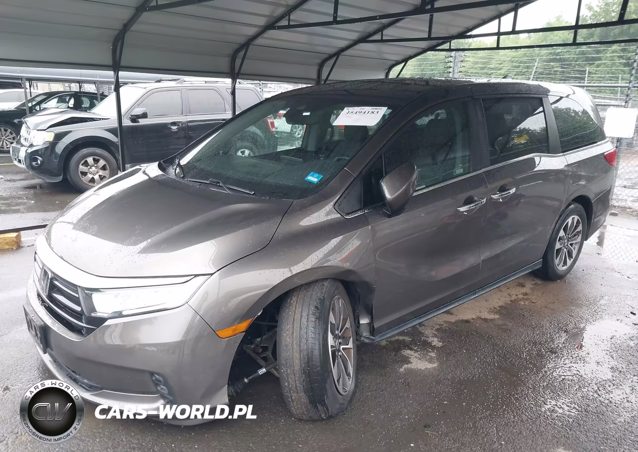 2022 Honda Odyssey Ex-L VIN:5FNRL6H77NB053578 - 2