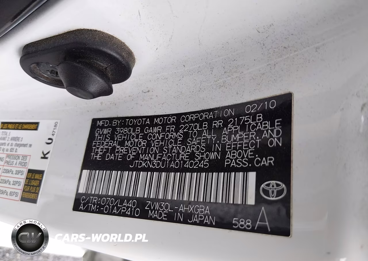 2010 Toyota Prius V VIN:JTDKN3DU1A0140245 - 9