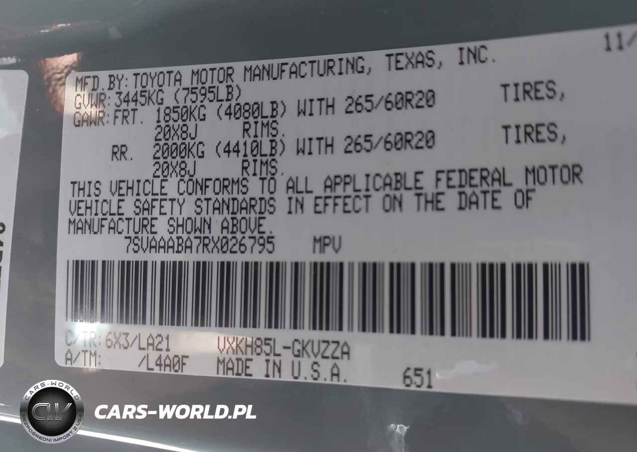 2024 Toyota Sequoia Platinum VIN:7SVAAABA7RX026795 - 9