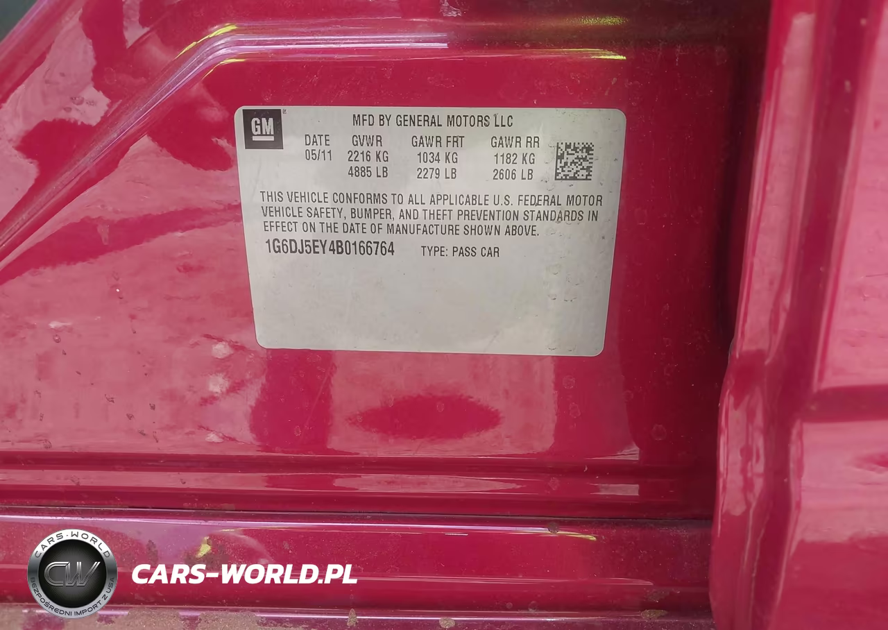 2011 Cadillac Cts Performance VIN:1G6DJ5EY4B0166764 - 9