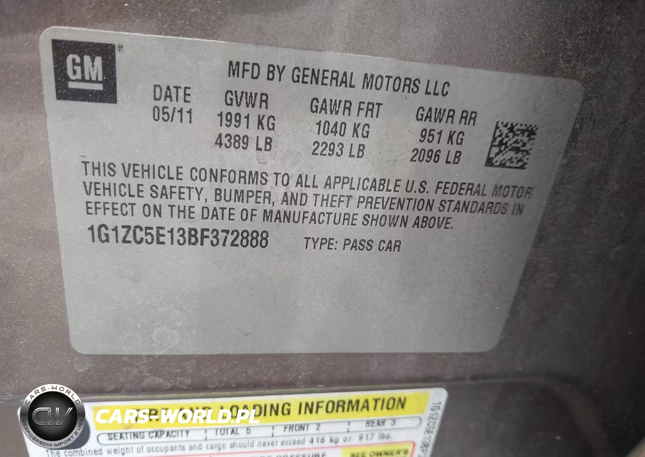 2011 Chevrolet Malibu 1Lt VIN:1G1ZC5E13BF372888 - 9