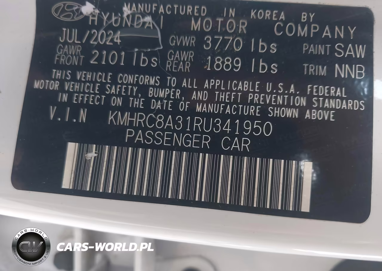 2024 Hyundai Venue Sel VIN:KMHRC8A31RU341950 - 9