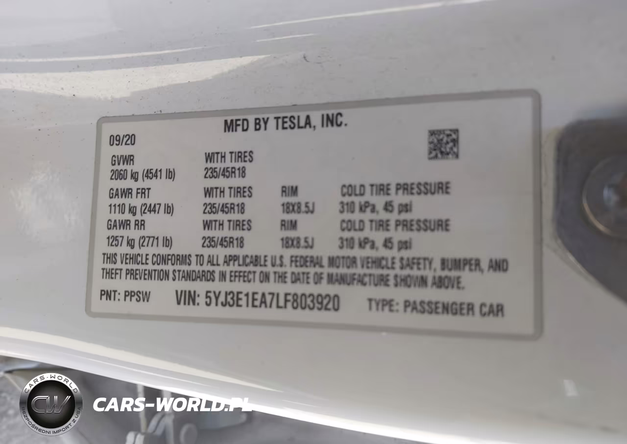 2020 Tesla Model 3 Standard Range Plus Rear-Wheel Drive-Standard Range Rear-Wheel Drive VIN:5YJ3E1EA7LF803920 - 9