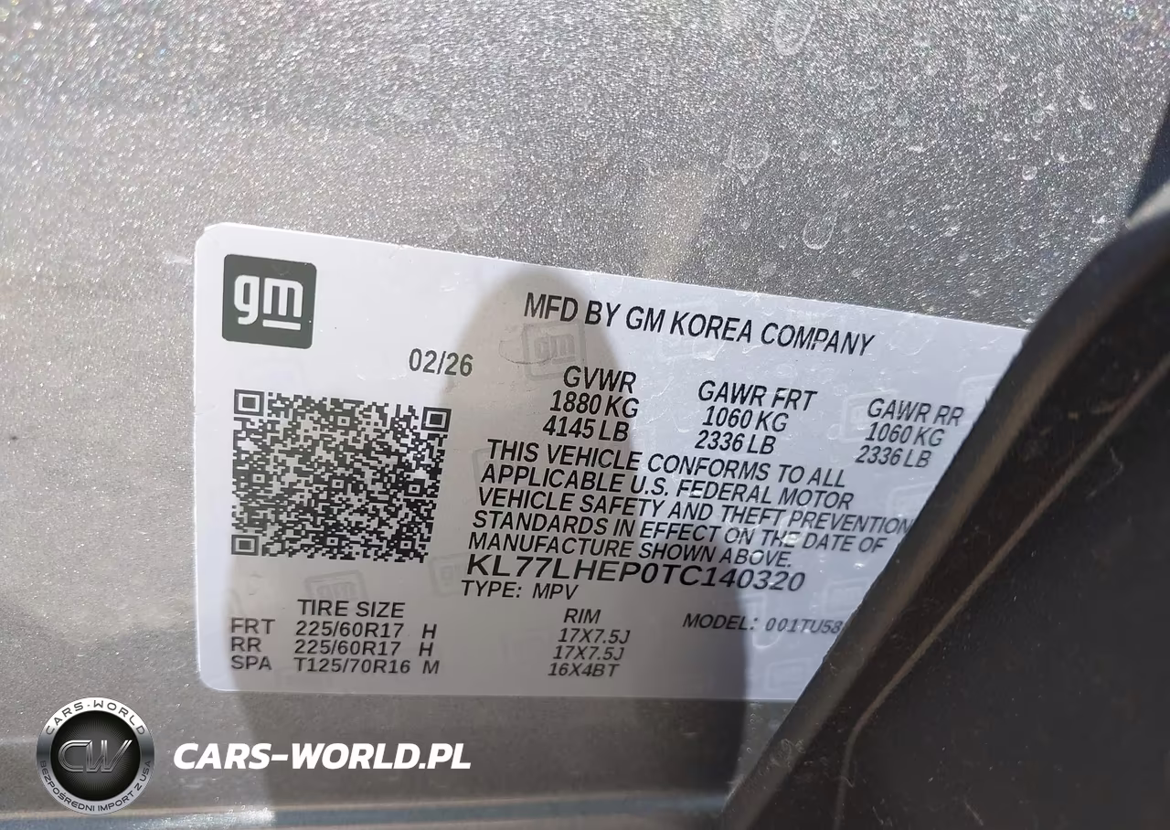 2026 Chevrolet Trax Fwd Lt VIN:KL77LHEP0TC140320 - 9