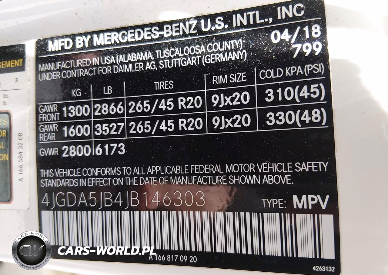 2018 Mercedes-Benz Gle 350 VIN:4JGDA5JB4JB146303 - 9