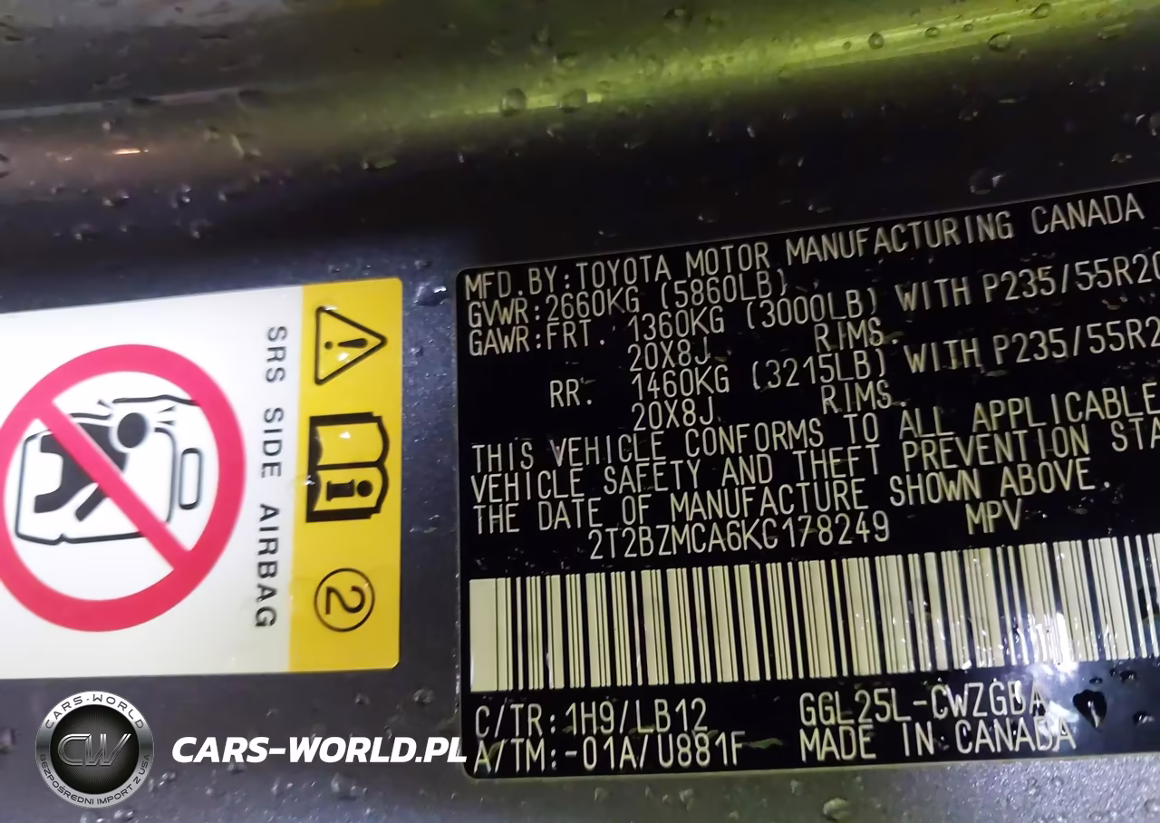 2019 Lexus Rx 350 VIN:2T2BZMCA6KC178249 - 9