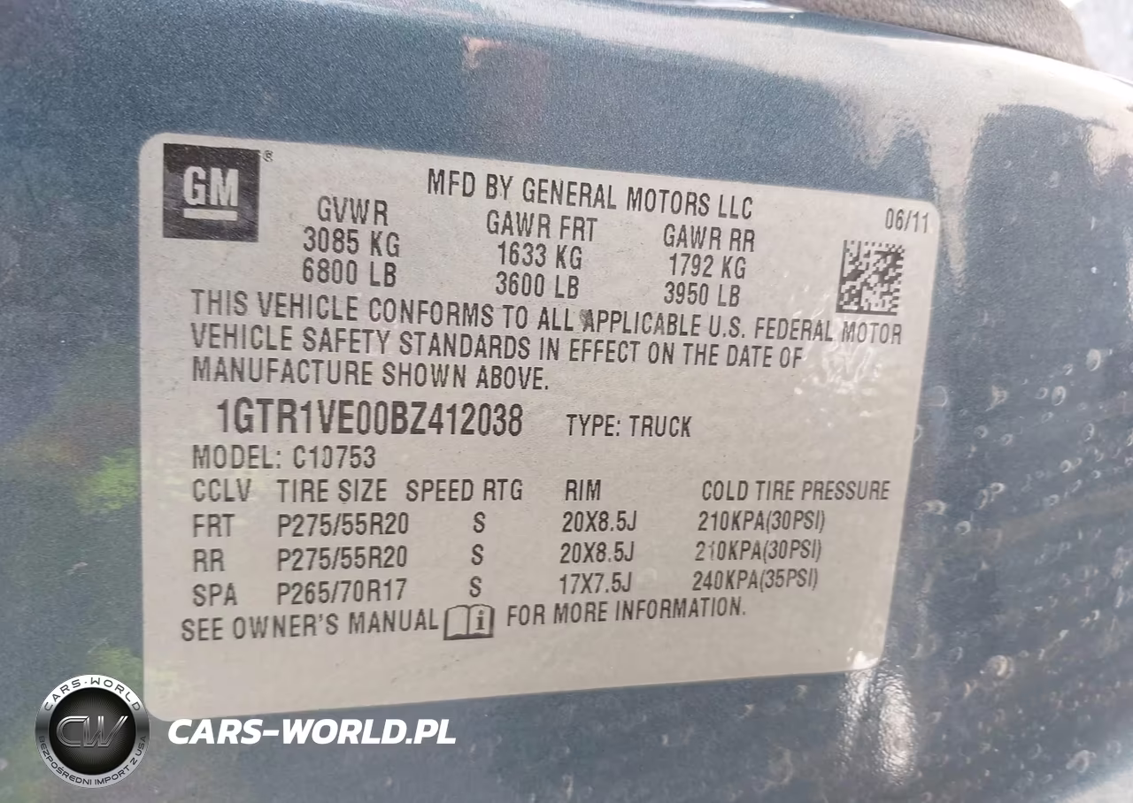 2011 GMC Sierra 1500 Sle VIN:1GTR1VE00BZ412038 - 9