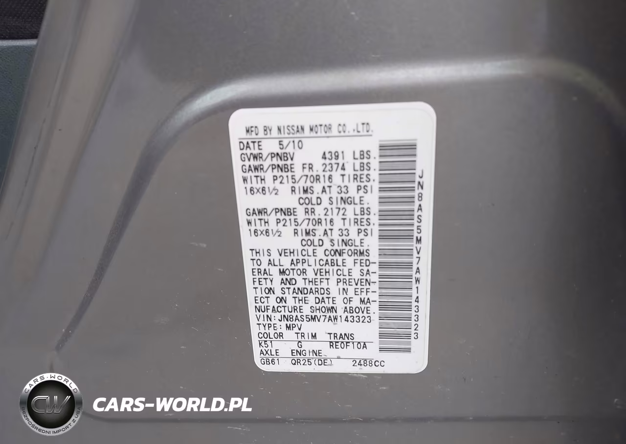 2010 Nissan Rogue S VIN:JN8AS5MV7AW143323 - 9
