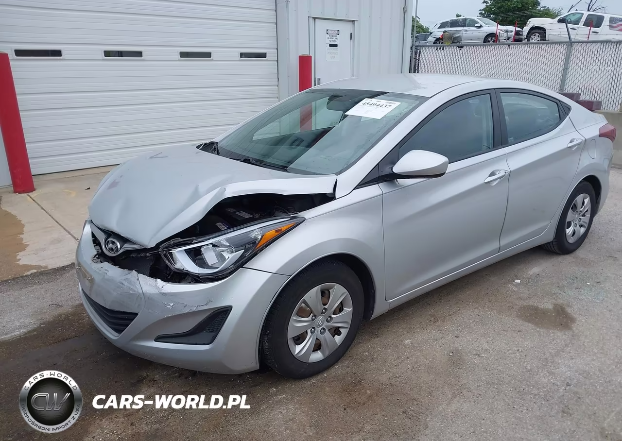2016 Hyundai Elantra Se VIN:KMHDH4AE1GU583589 - 2