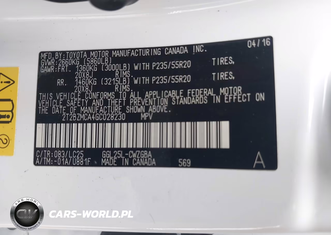 2016 Lexus Rx 350 F Sport VIN:2T2BZMCA4GC028230 - 9