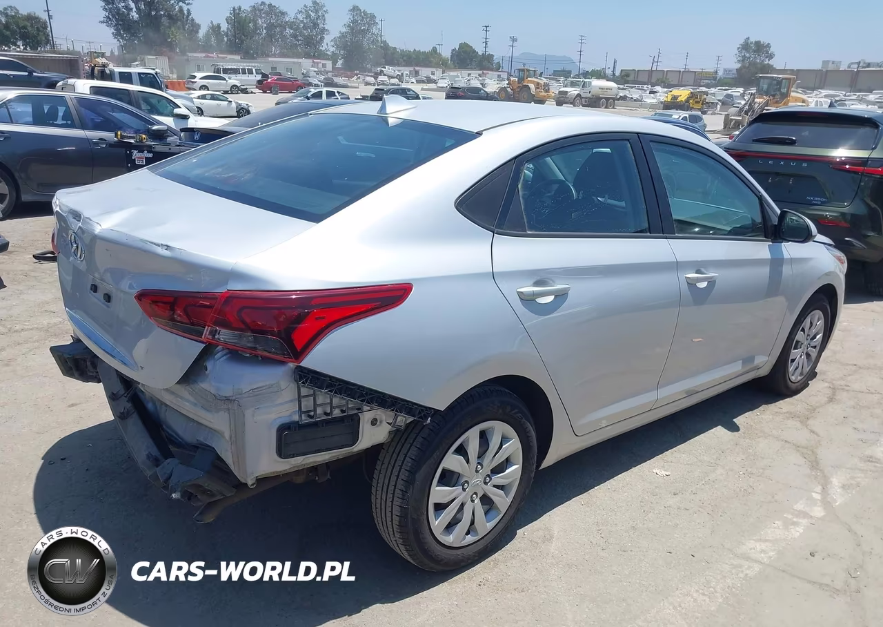 2021 Hyundai Accent Se VIN:3KPC24A69ME149084 - 4