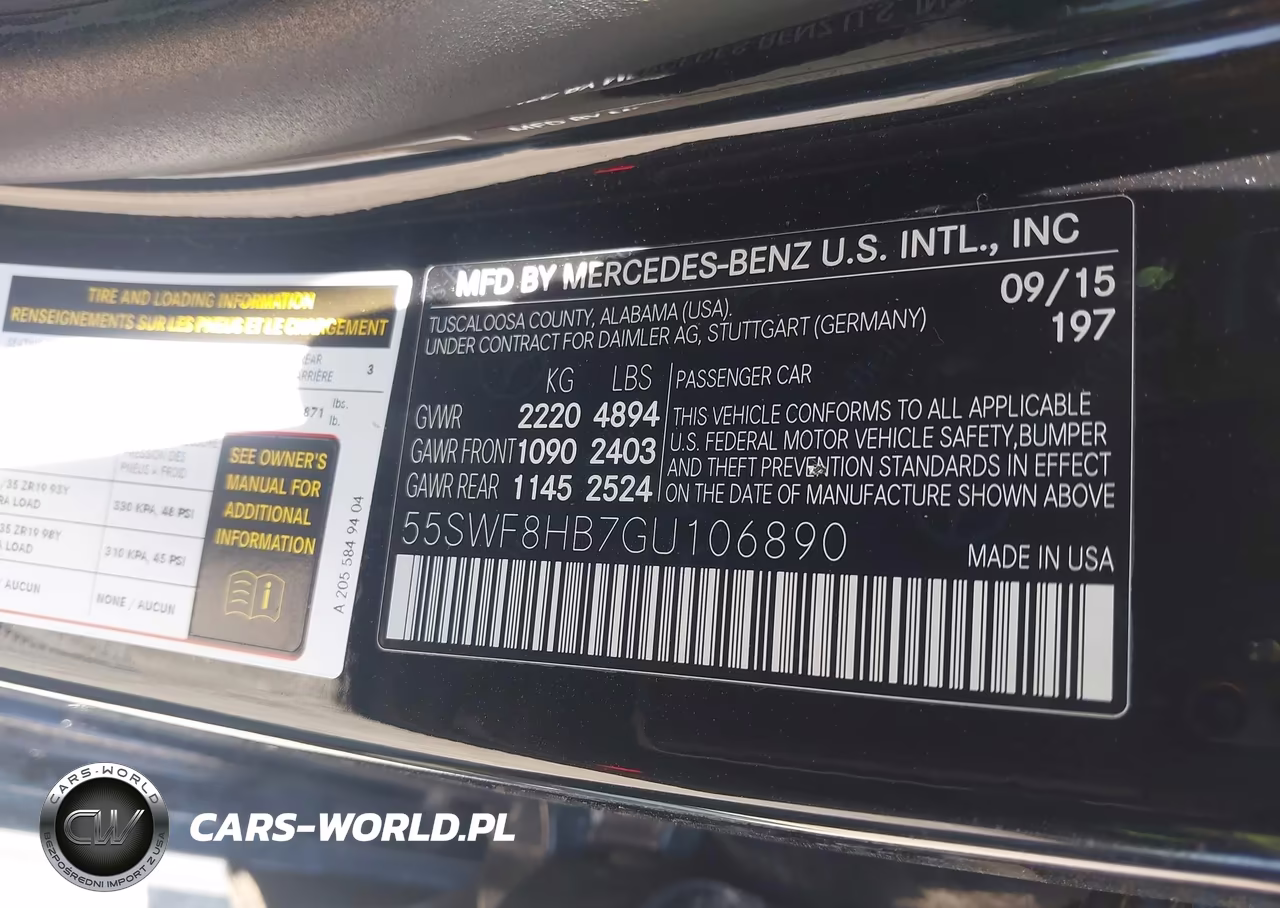 2016 Mercedes-Benz Amg C 63 S VIN:55SWF8HB7GU106890 - 9