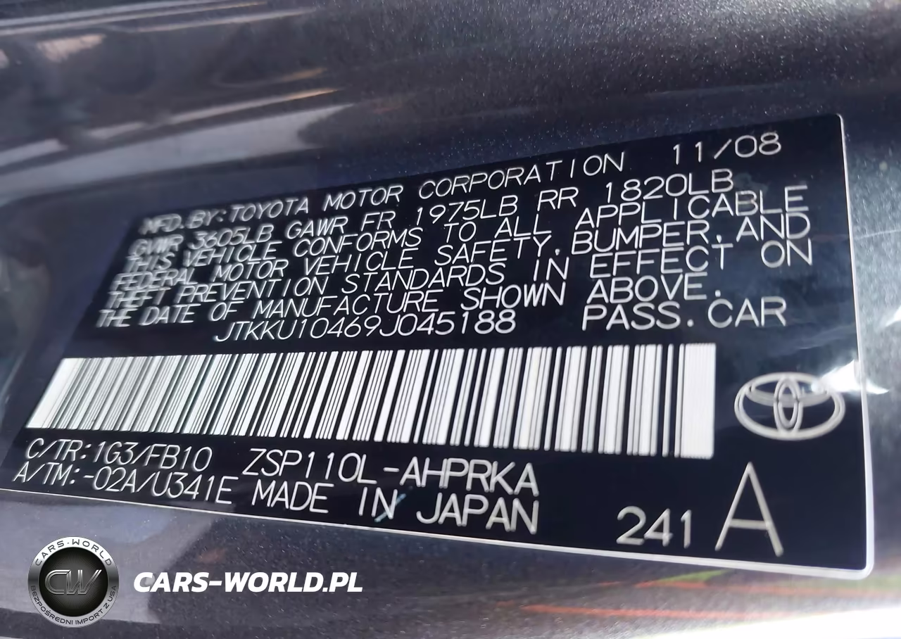 2009 Scion Xd VIN:JTKKU10469J045188 - 9