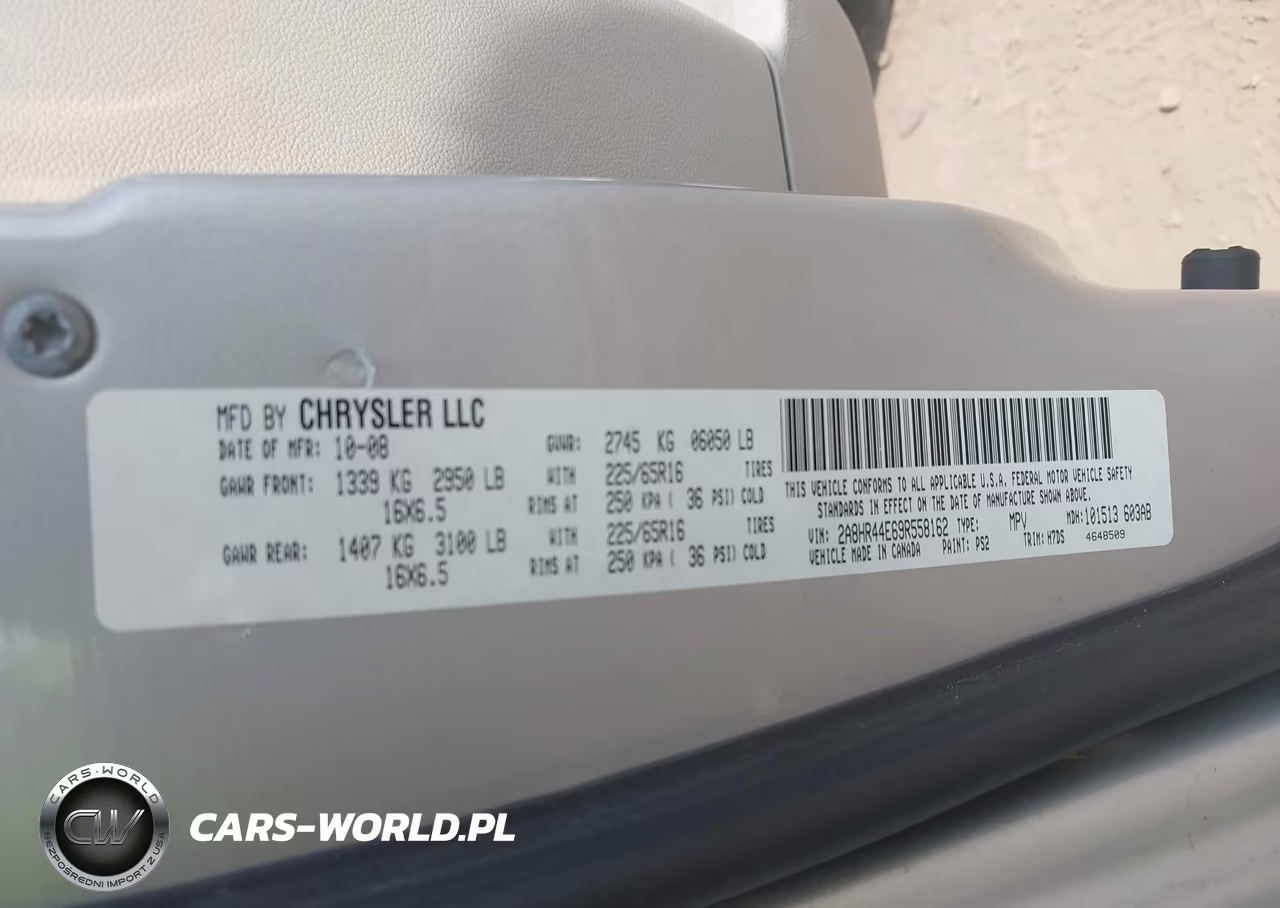 2009 Chrysler Town & Country Lx VIN:2A8HR44E69R558162 - 9