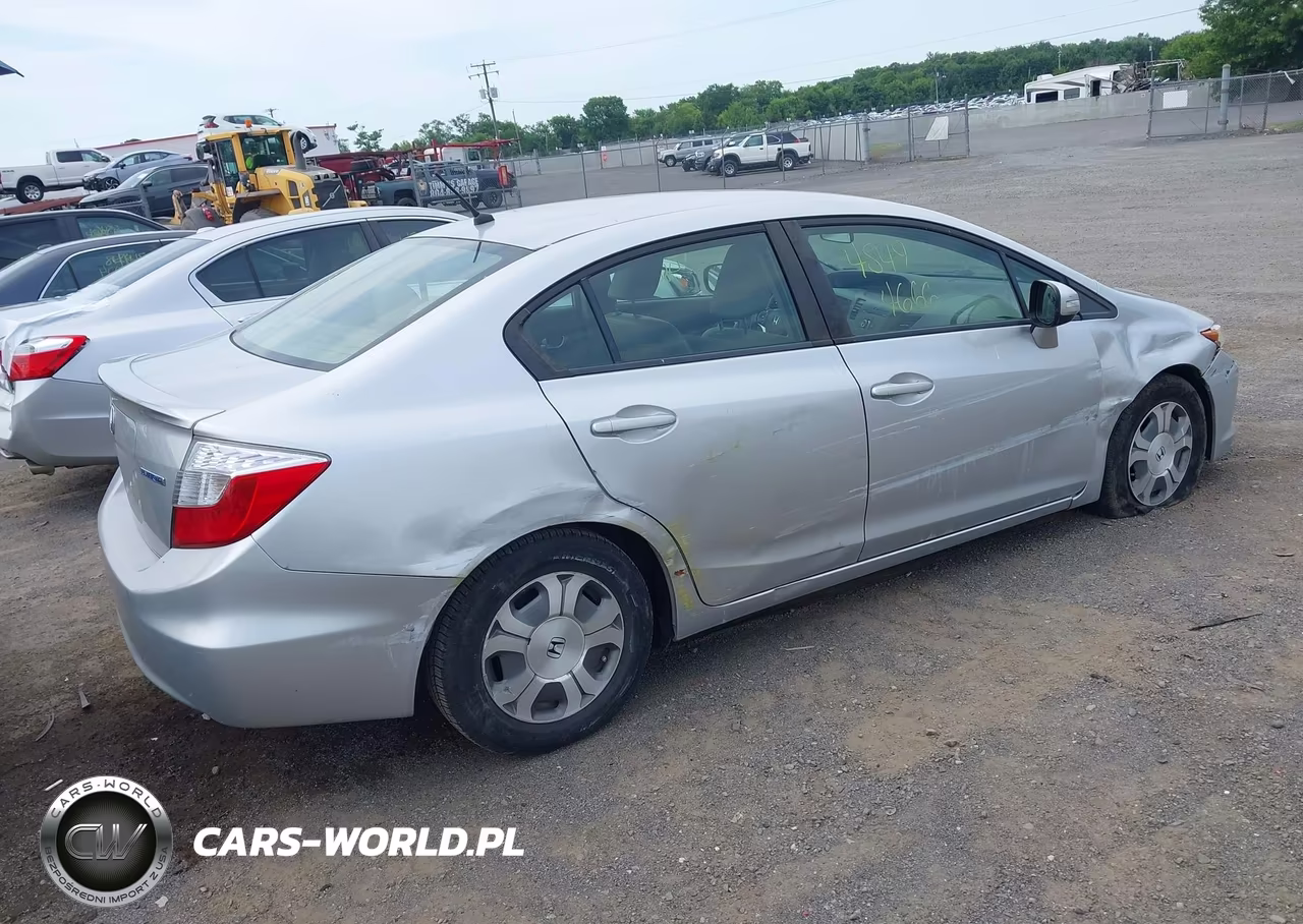 2012 Honda Civic Hybrid VIN:JHMFB4F33CS003432 - 4
