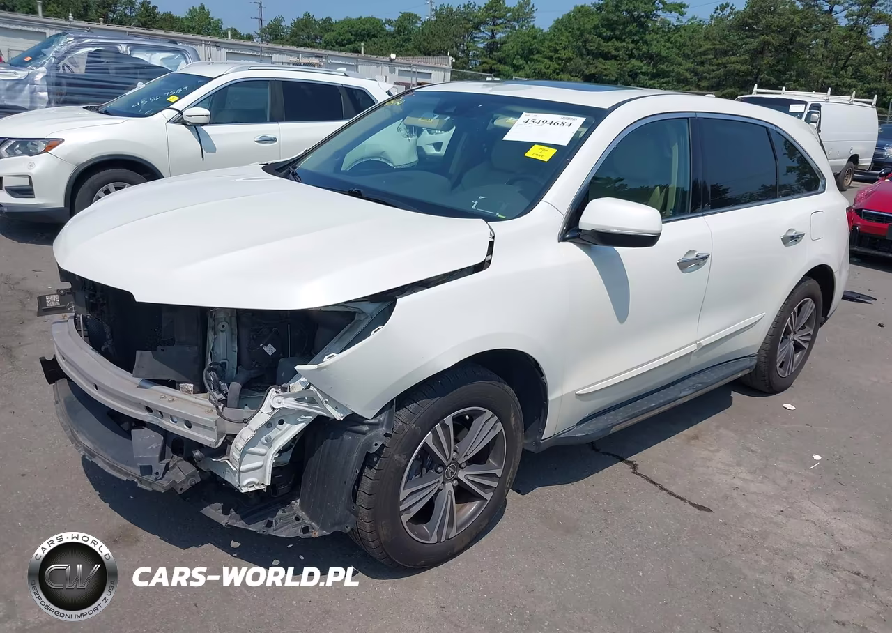 2017 Acura Mdx VIN:5FRYD4H30HB005322 - 2