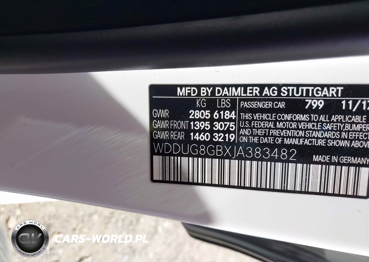 2018 Mercedes-Benz S 560 4Matic VIN:WDDUG8GBXJA383482 - 9