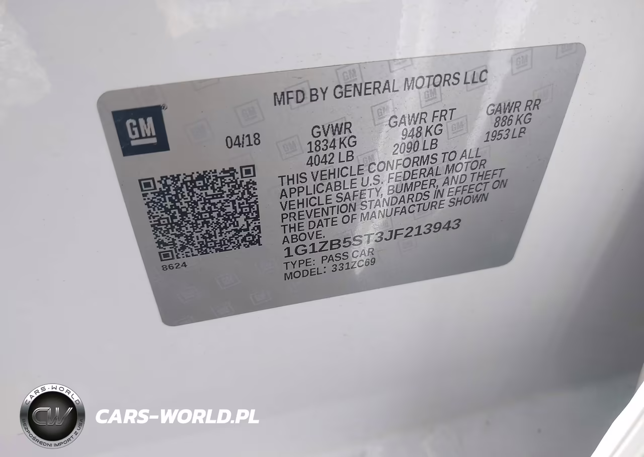 2018 Chevrolet Malibu 1Ls VIN:1G1ZB5ST3JF213943 - 9