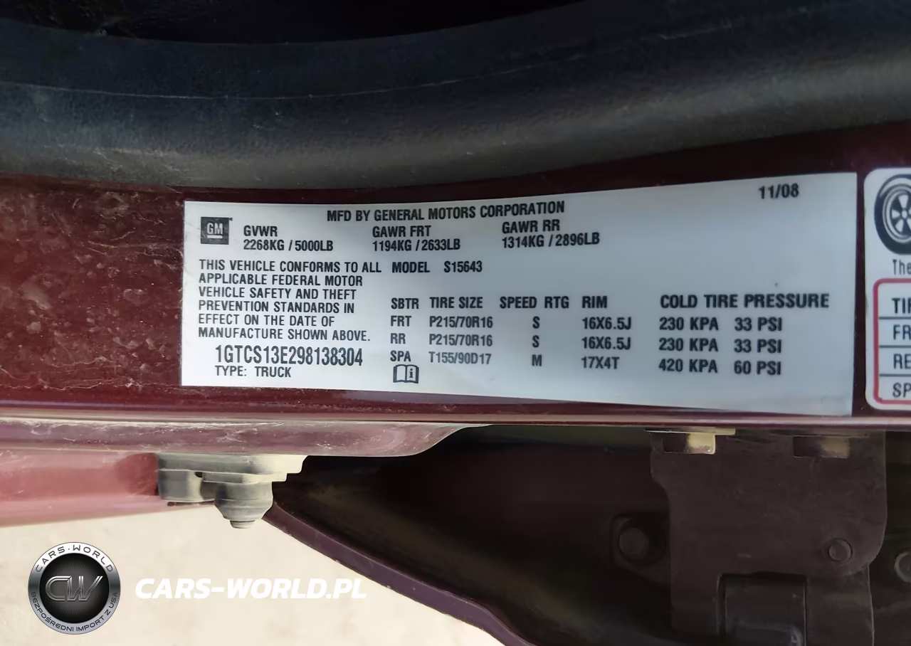 2009 GMC Canyon Sle1 VIN:1GTCS13E298138304 - 9