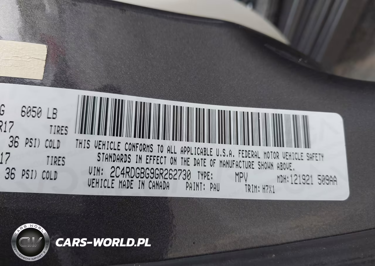 2016 Dodge Grand Caravan Se VIN:2C4RDGBG9GR262730 - 9