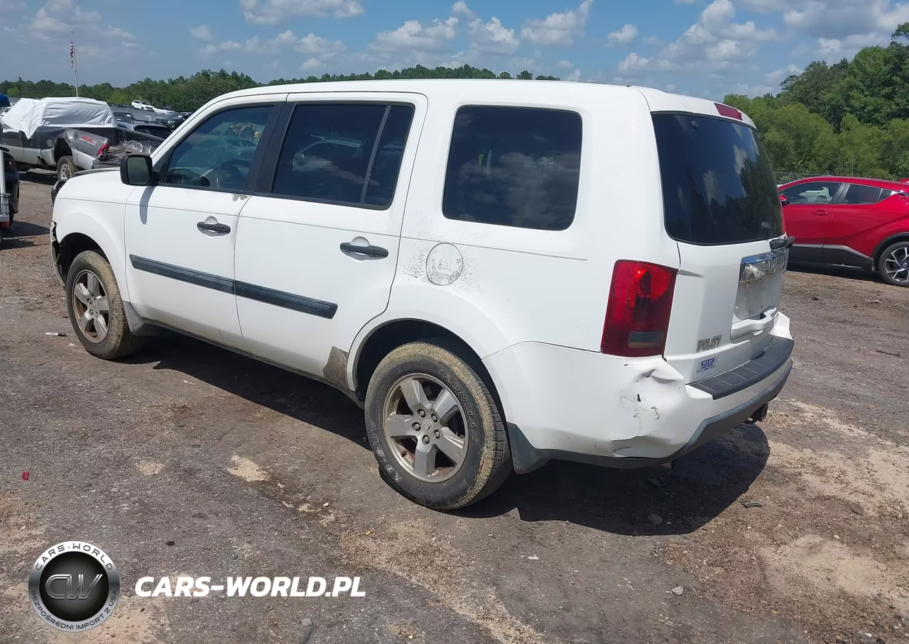 2009 Honda Pilot Lx VIN:5FNYF38279B023511 - 3